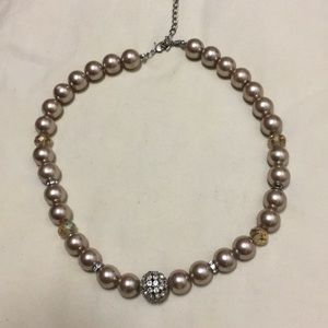 Single strand bead necklace